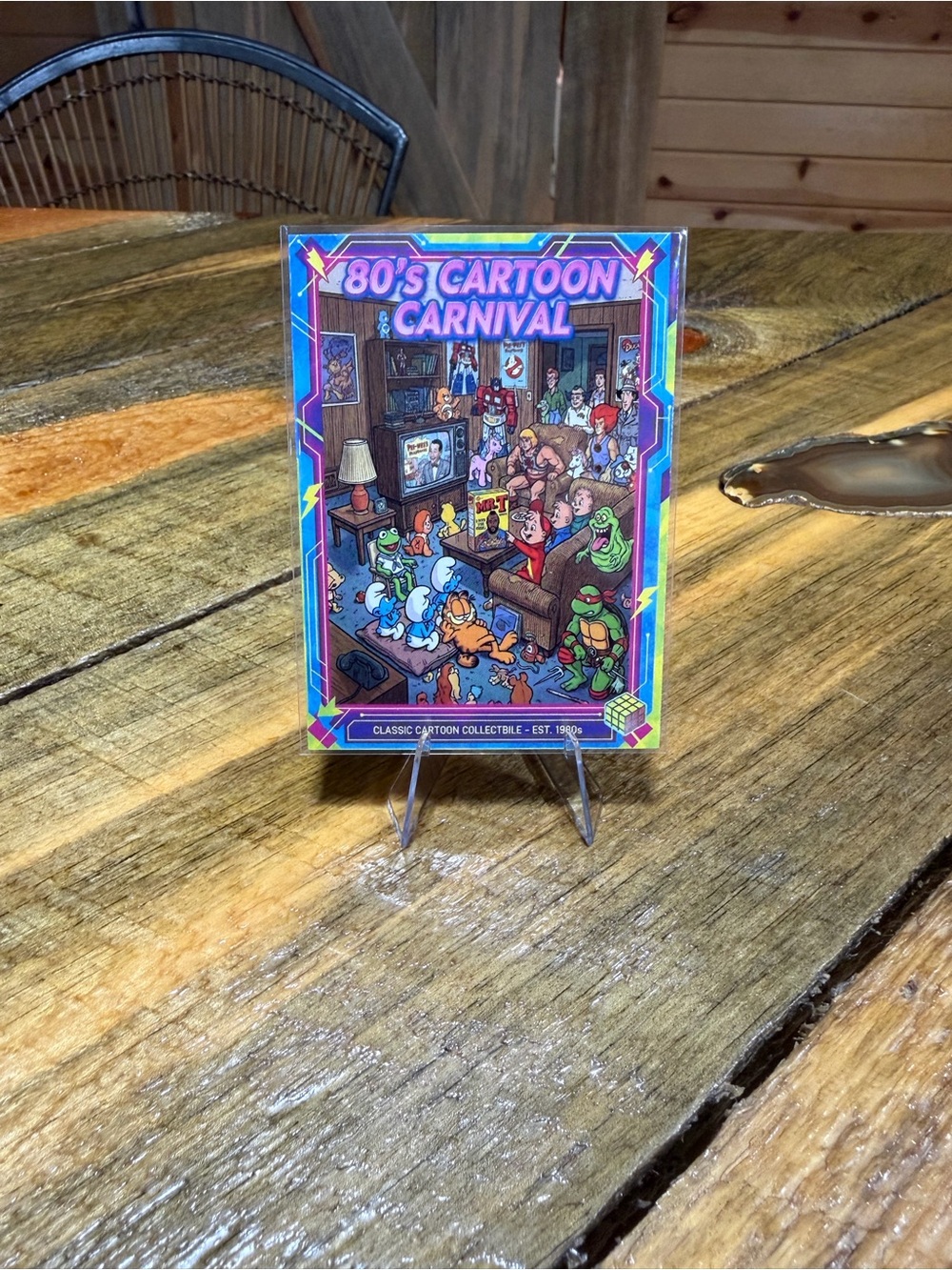 80's Cartoon Carnival Retro Collectible Card
